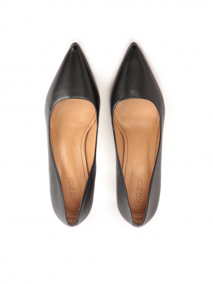 Décolleté nere con tomaia ondulata ELOISE