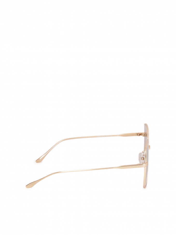 Occhiali da sole eleganti con montatura dorata PARISH