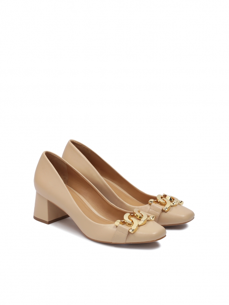 Décolleté basse con decorazioni in metallo SIELLA