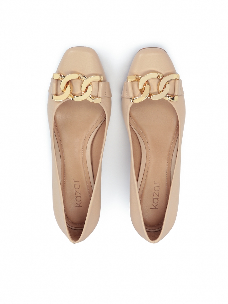 Décolleté basse con decorazioni in metallo SIELLA