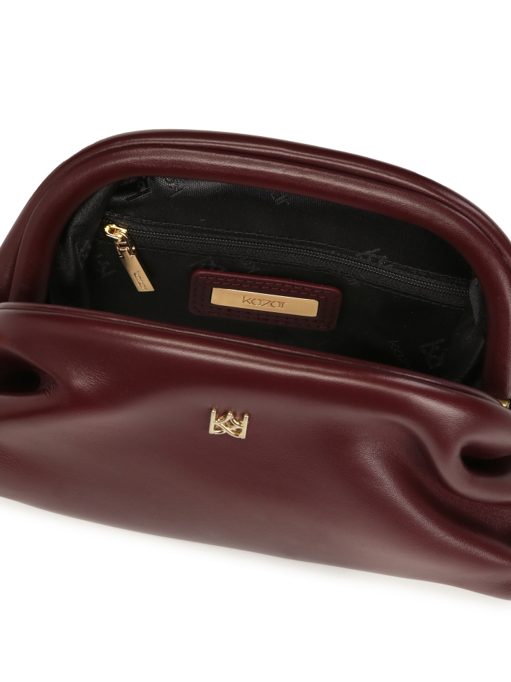 Borsa a marsupio da sera marrone GLOW