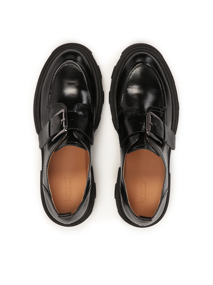 Scarpe in pelle con fibbia sulla suola con protezione EAST