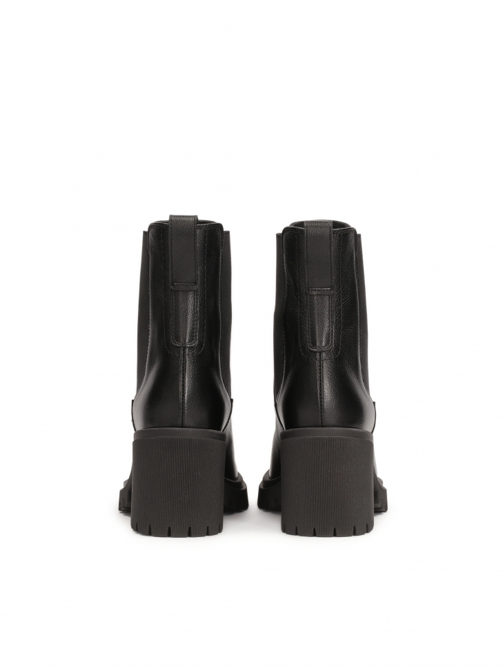 Stivali classici in pelle con inserti elastici  AYLIN