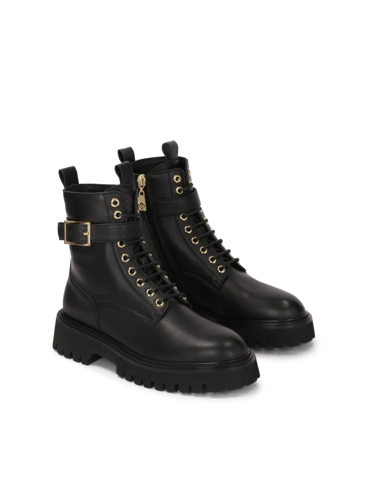 Stivali neri con suola calpestabile KELYN