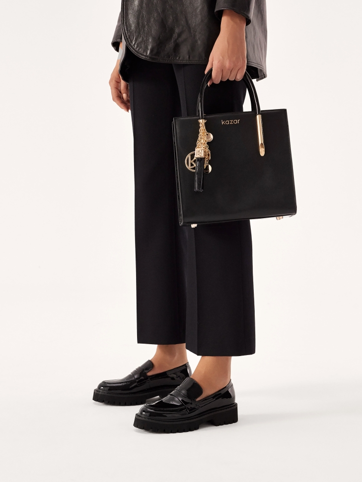 Scarpe in vernice con suola a binario ESSEN