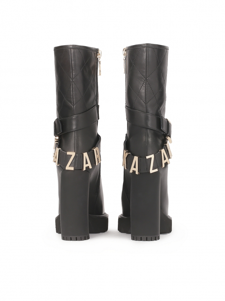 Stivaletto a spillo con cinturino logato attorno alla tomaia MORENA