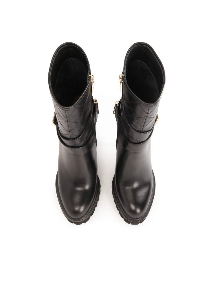 Stivaletto a spillo con cinturino logato attorno alla tomaia MORENA