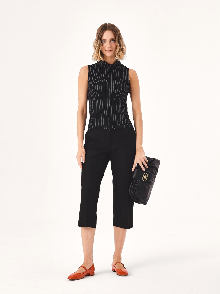 Décolleté rosse con suola piatta di Mary Jane BLACK