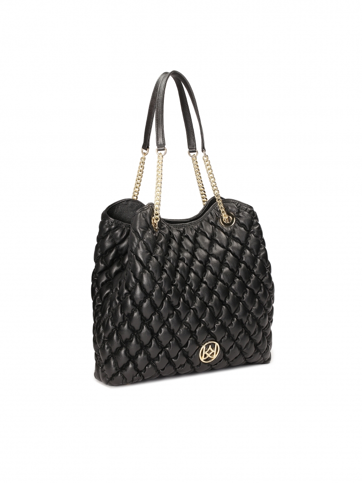 Grande borsa trapuntata con manici a spalla  EVELA