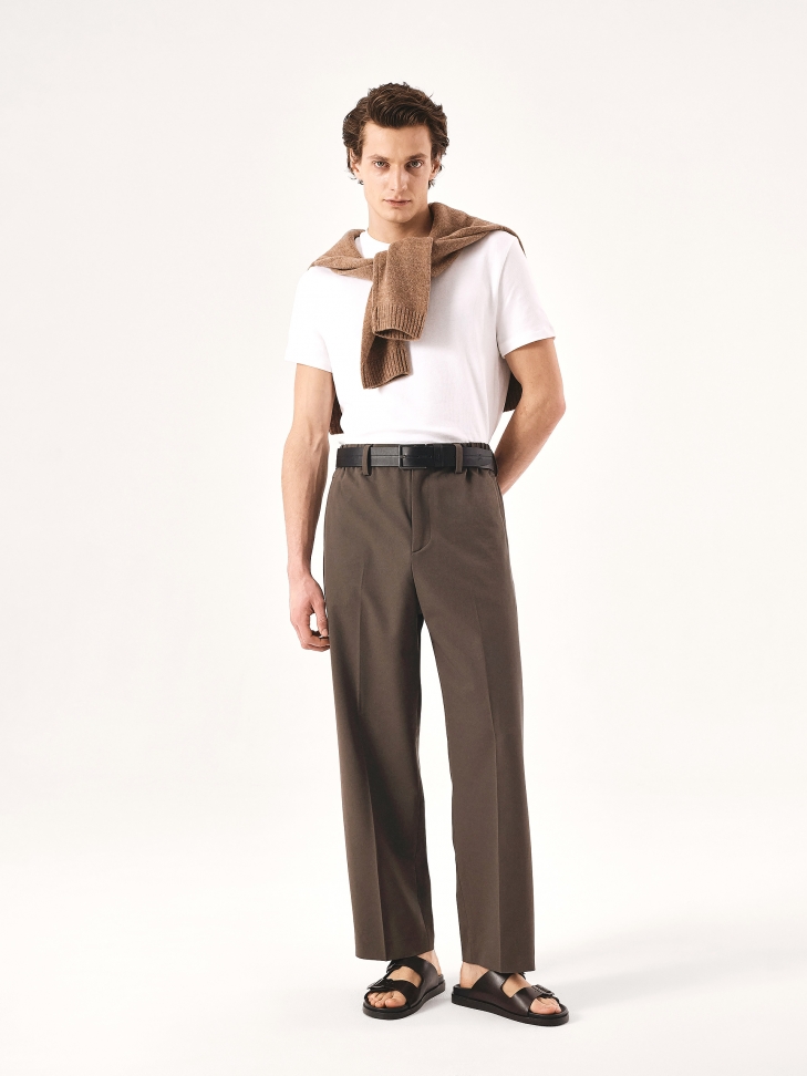 Cintura nera decorata con fibbia opaca MATTHEUSS