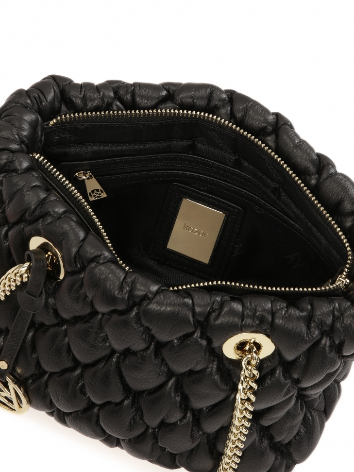 Morbida borsa trapuntata con manici a spalla JASSIE