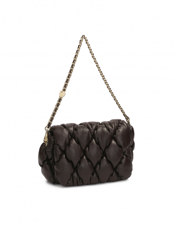 Borsa a volume in morbida pelle QUEEN