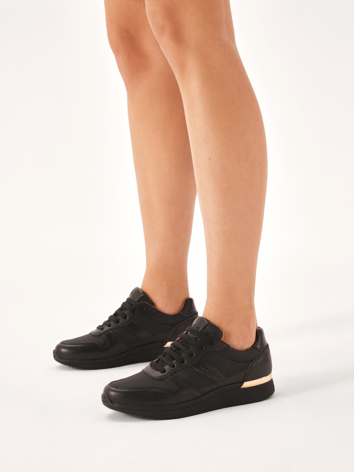 Sneakers in pelle nera BAHIA