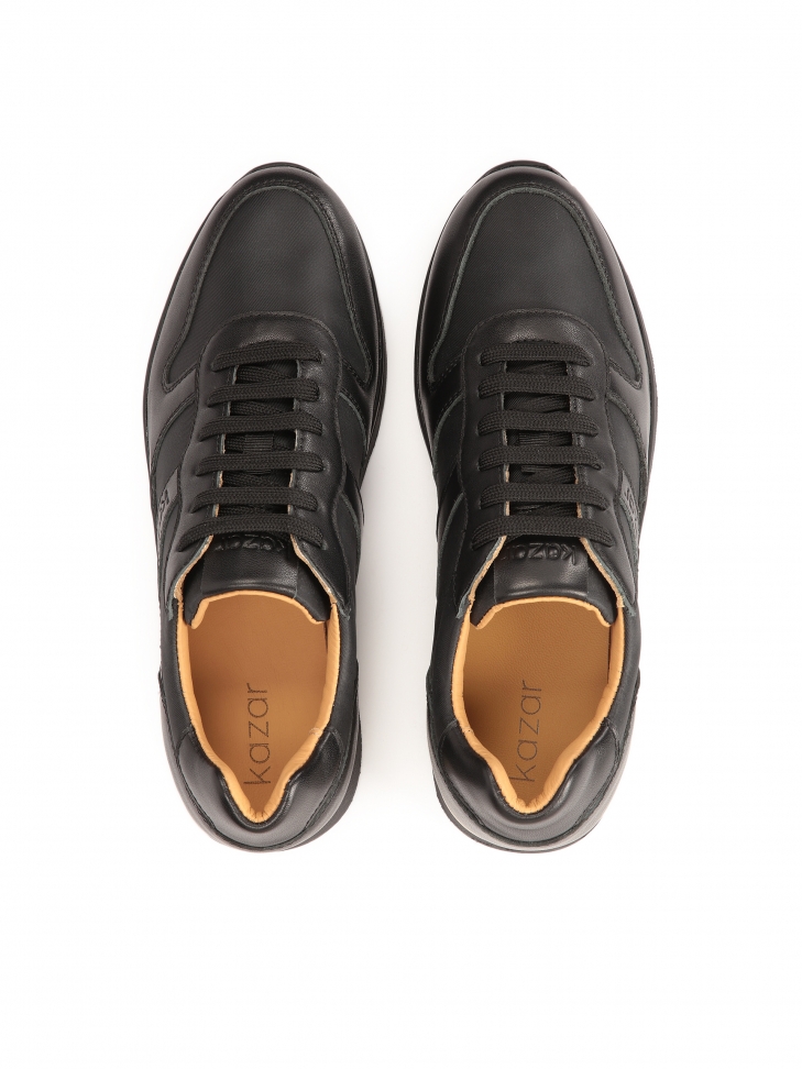 Sneakers in pelle nera BAHIA