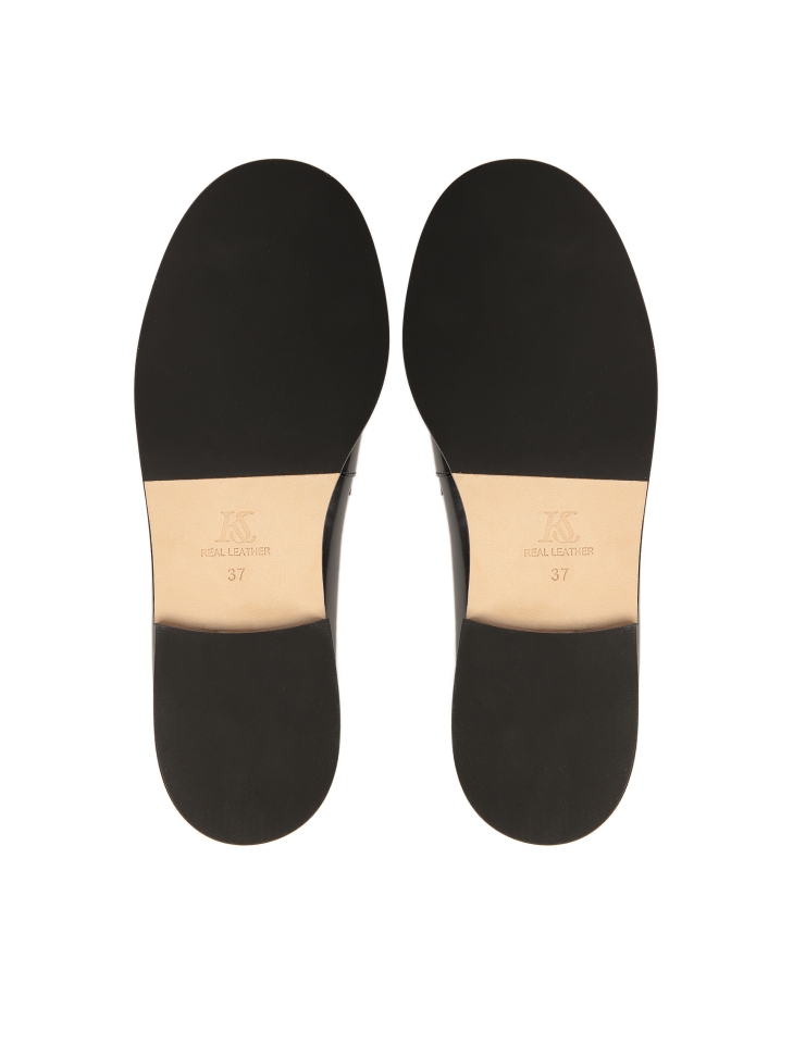 Mocassini slip-on versatili neri KS BRUNA