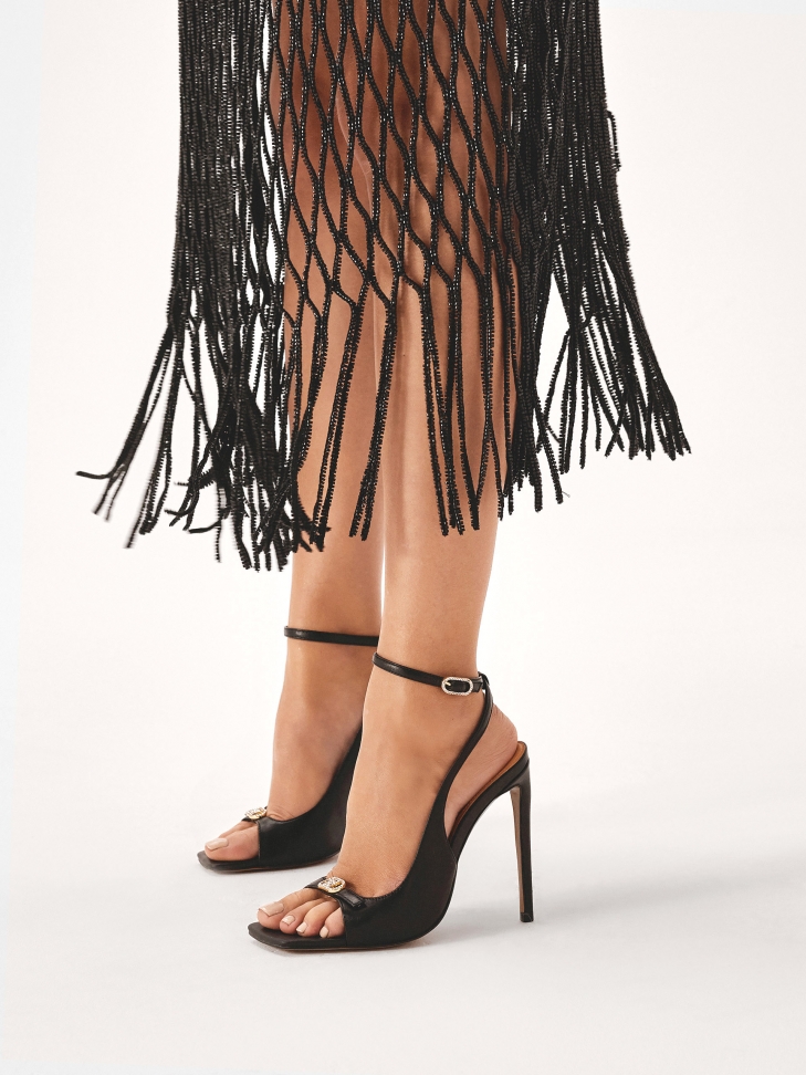 Sandali eleganti con punta quadrata FLAME