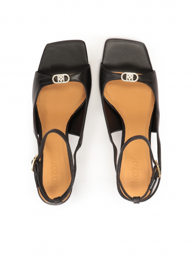 Sandali eleganti con punta quadrata FLAME