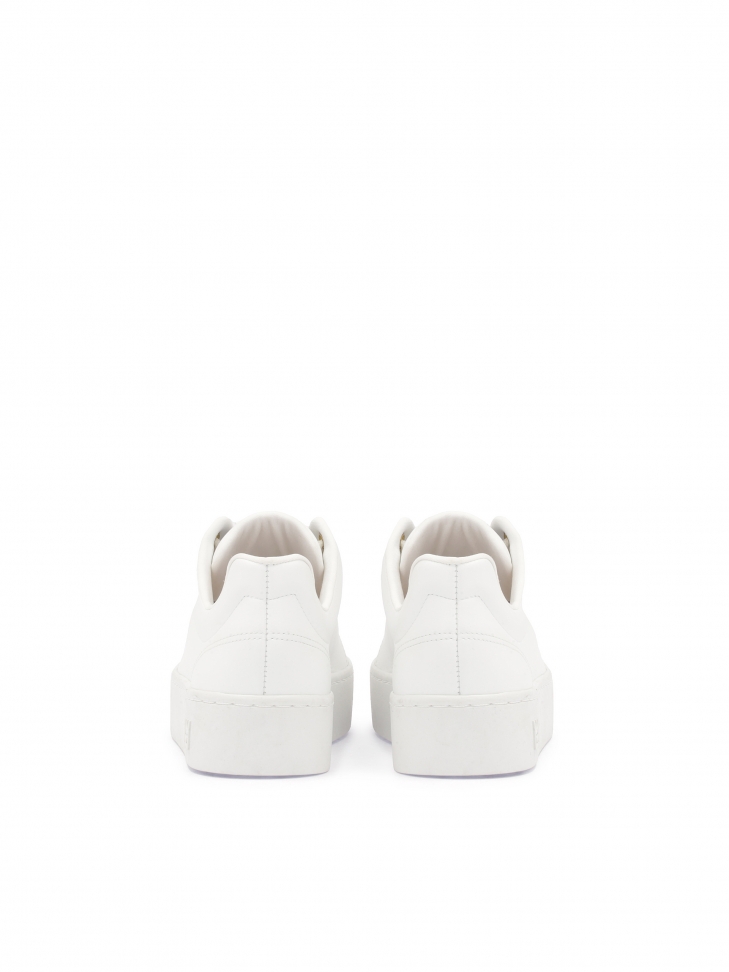 Sneakers minimaliste bianche con suola semplice MALIA