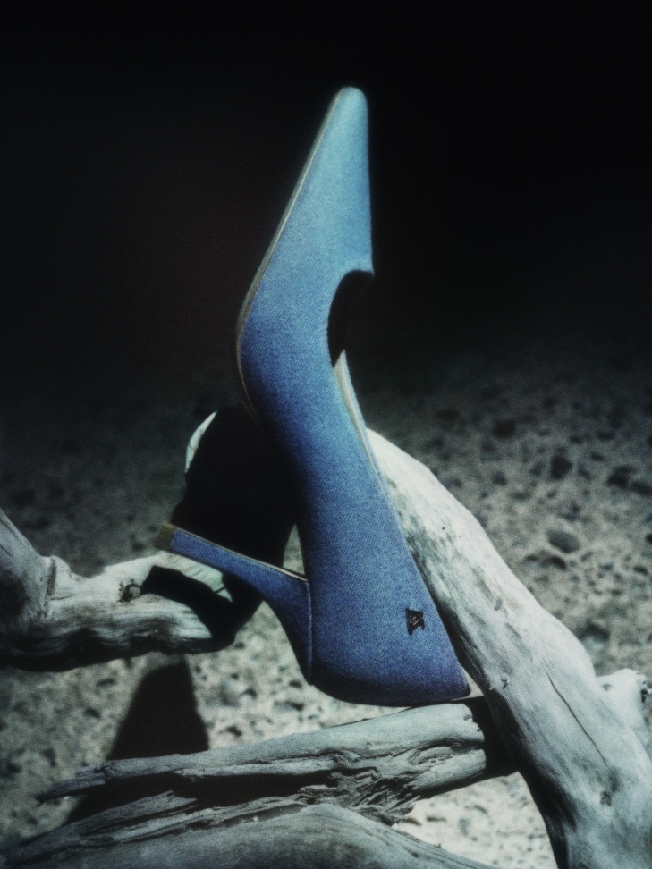 Stiletto in denim con tacco comodo  ARIELLE