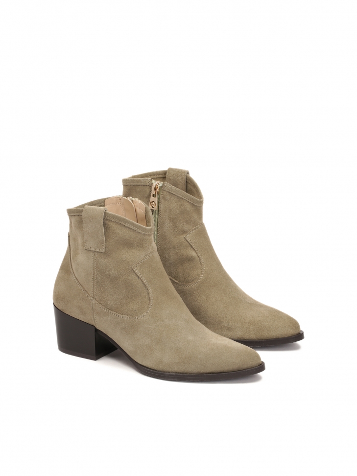 Stivali da cowboy in pelle scamosciata con cerniera BREEZE