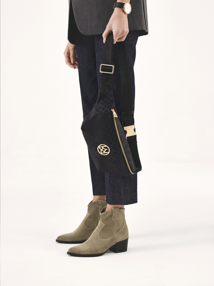 Stivali da cowboy in pelle scamosciata con cerniera BREEZE