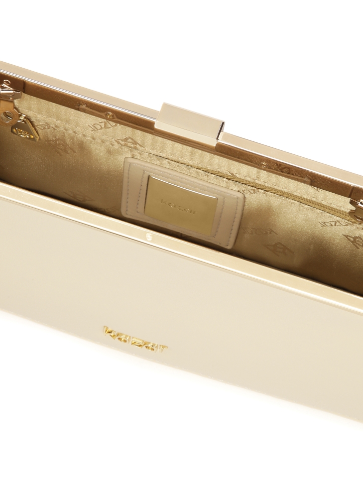 Elegante borsetta con struttura in metallo ERINE