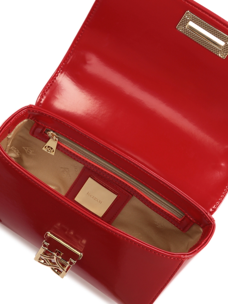 Borsa piccola rossa con tracolla FREEMA