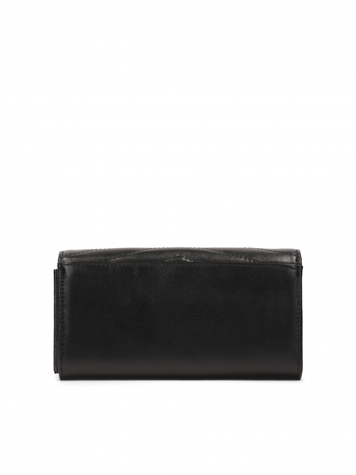 Portafoglio oblungo trapuntato con patta JOLENE