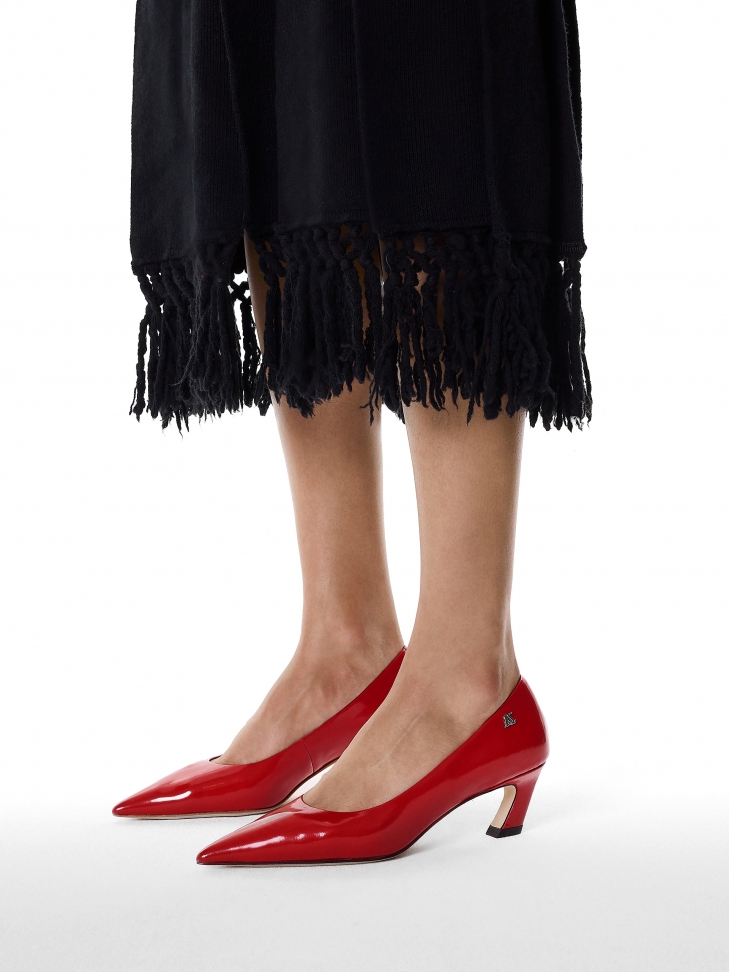 Décolleté rosse con tacco all'avanguardia  KS AMELIE