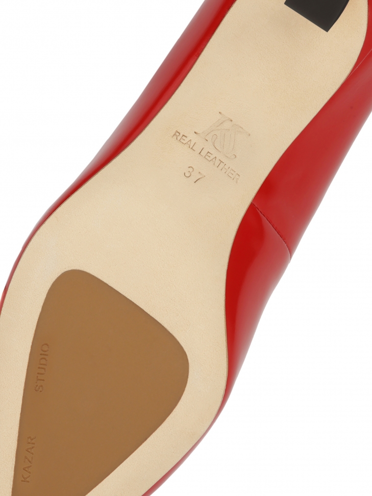 Décolleté rosse con tacco all'avanguardia  KS AMELIE