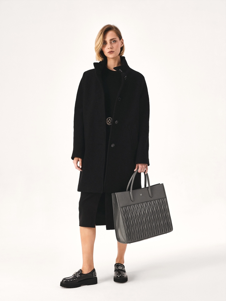 Scarpe nere con rivetti in metallo ESSEN