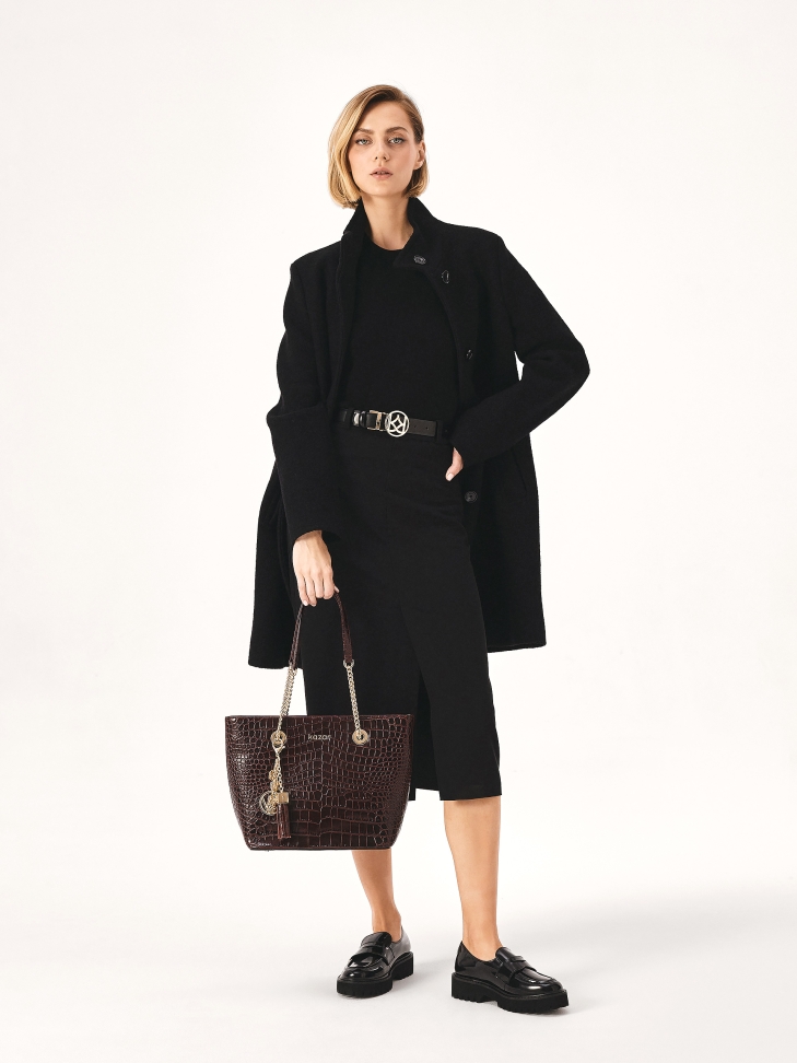 Scarpe nere con suola a binario ESSEN