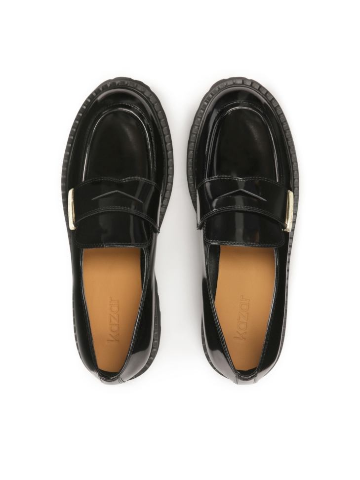 Scarpe nere con suola a binario ESSEN