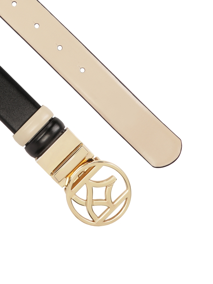 Cintura in pelle double-face MANITA