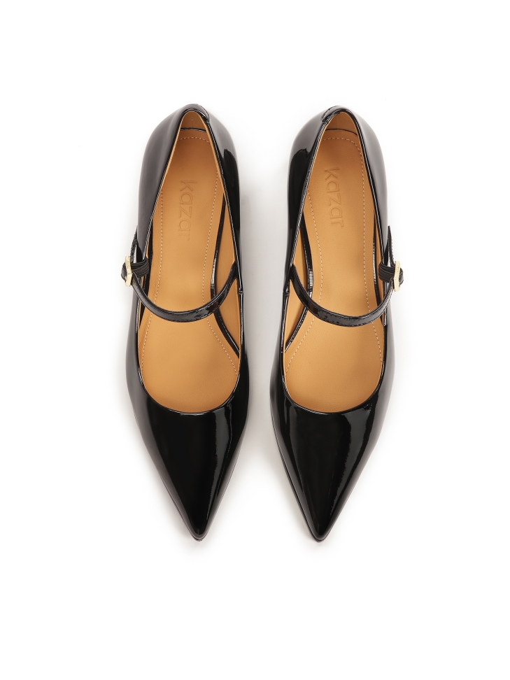 Décolleté in vernice con tacco basso TIFA