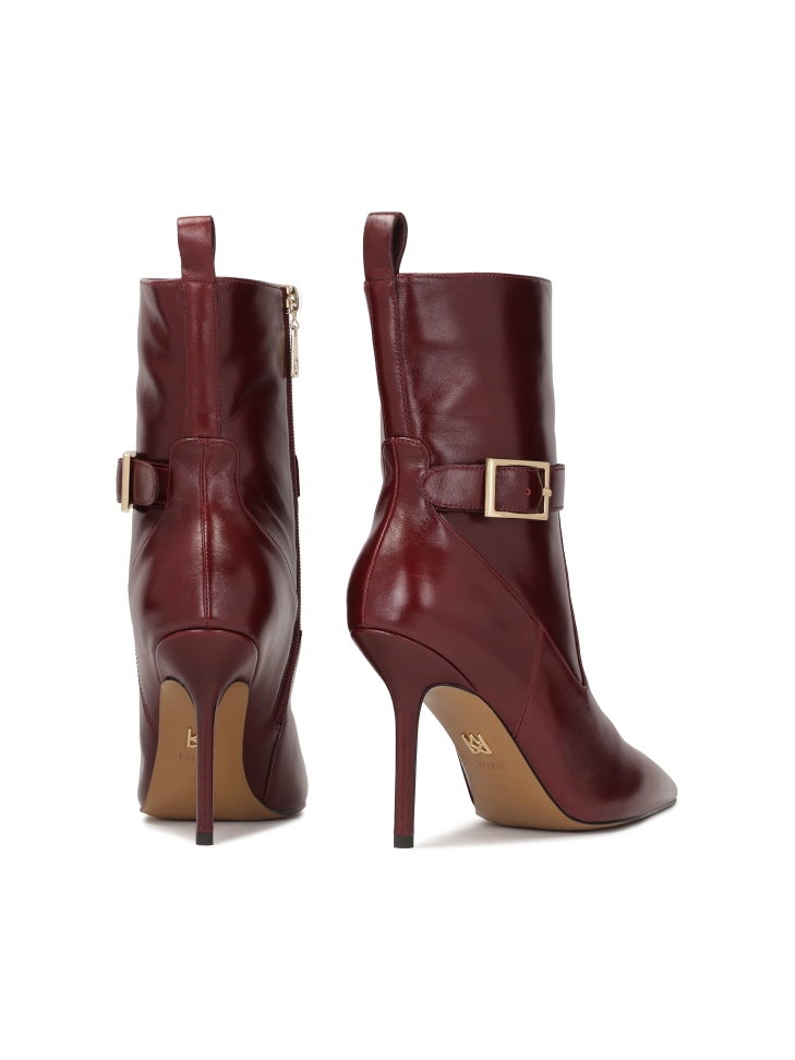 Stivali marroni a punta ENRICA