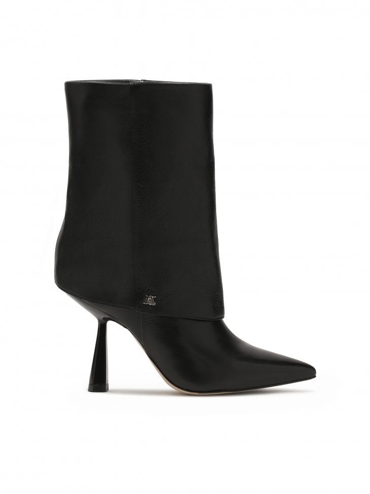 Stivali neri con tomaia risvoltata KS CLAIRE