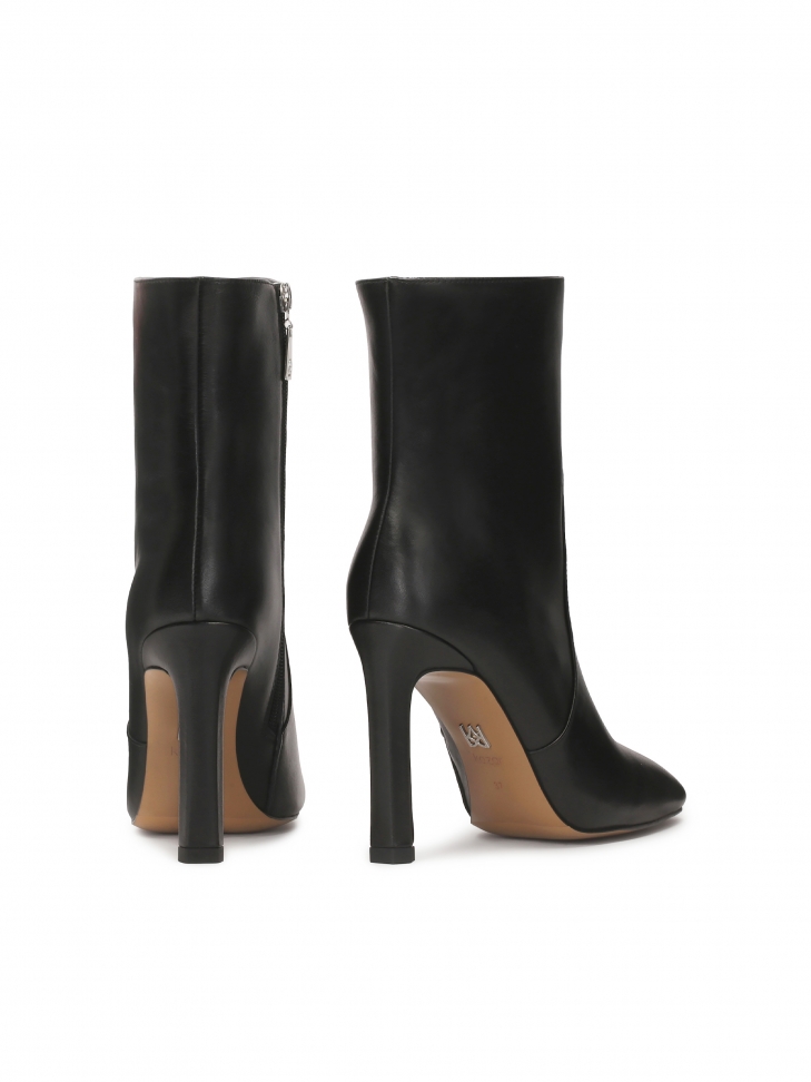 Stivali al polpaccio in pelle nera IPAVA