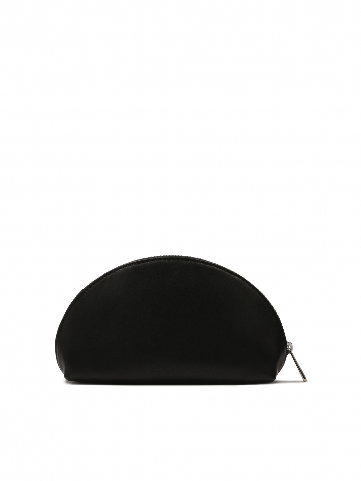 Borsa cosmetica nera con monogramma di KAZAR JONELLE