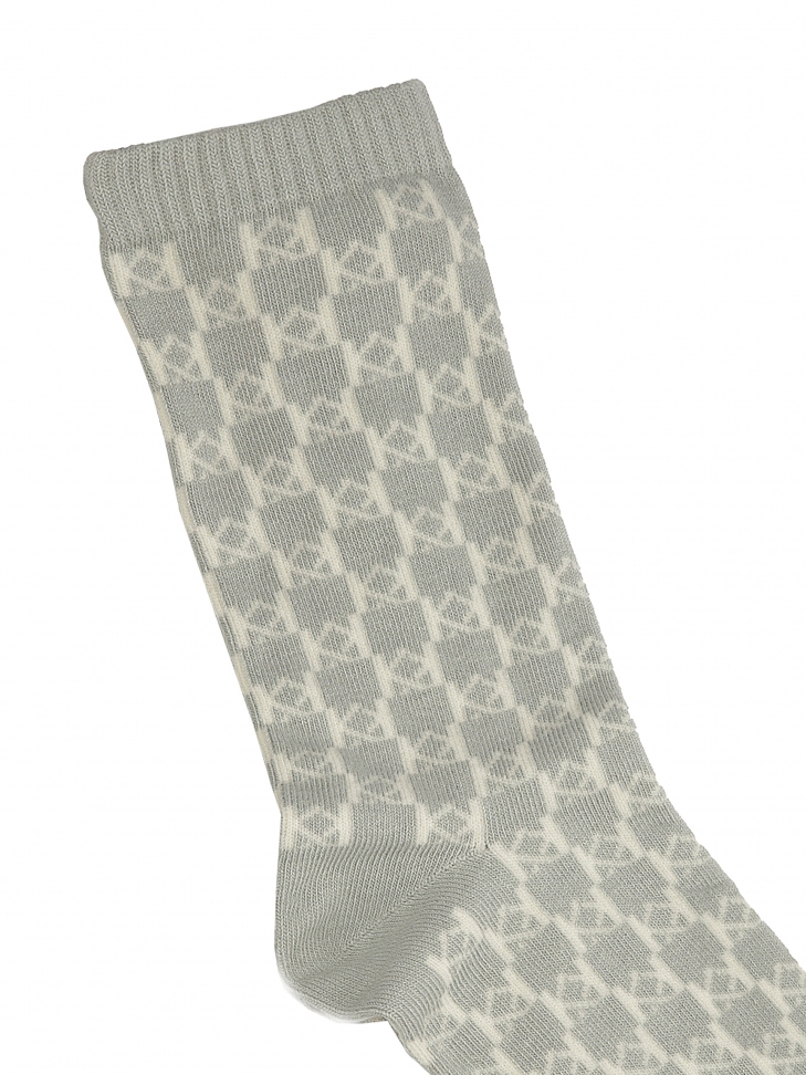 Calzini grigi con monogrammi KAZAR POSEY