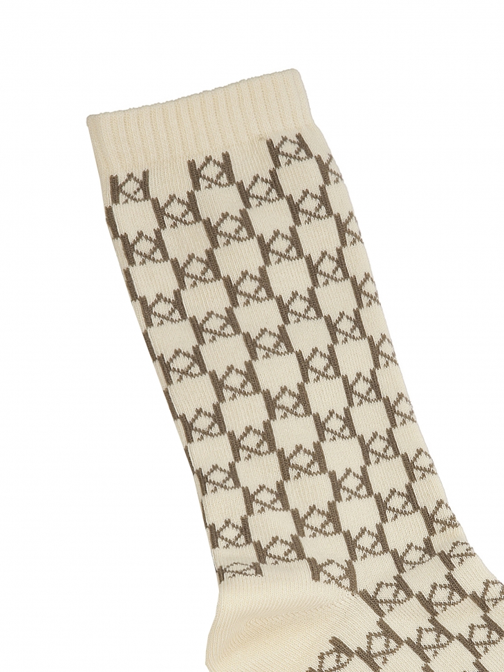 Calzini in cotone pettinato decorati con il logo KAZAR POSEY