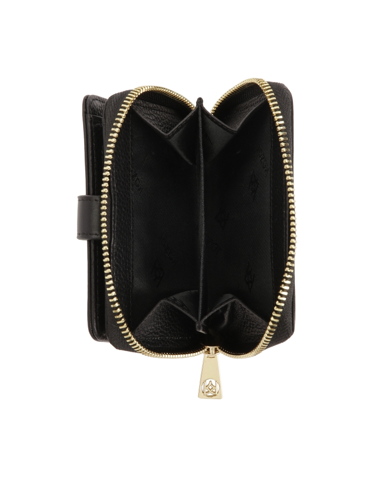 Portafoglio nero con due scomparti ARIYAH