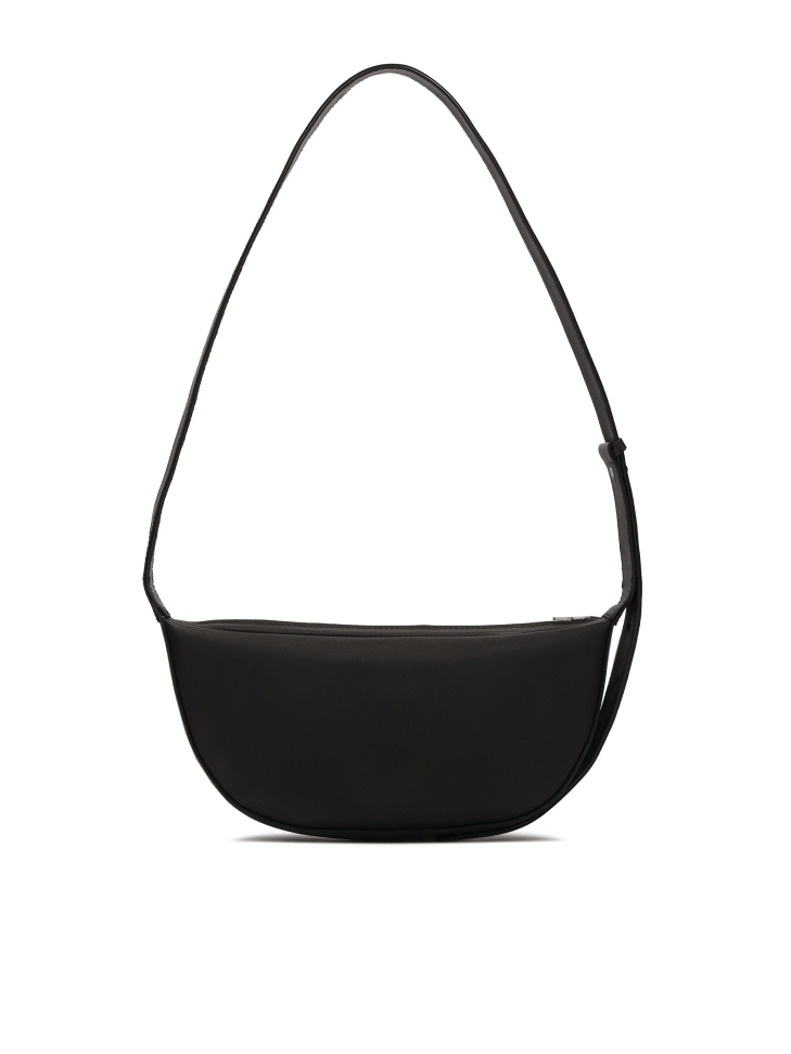 Borsa a tracolla nera allungata KS LILE