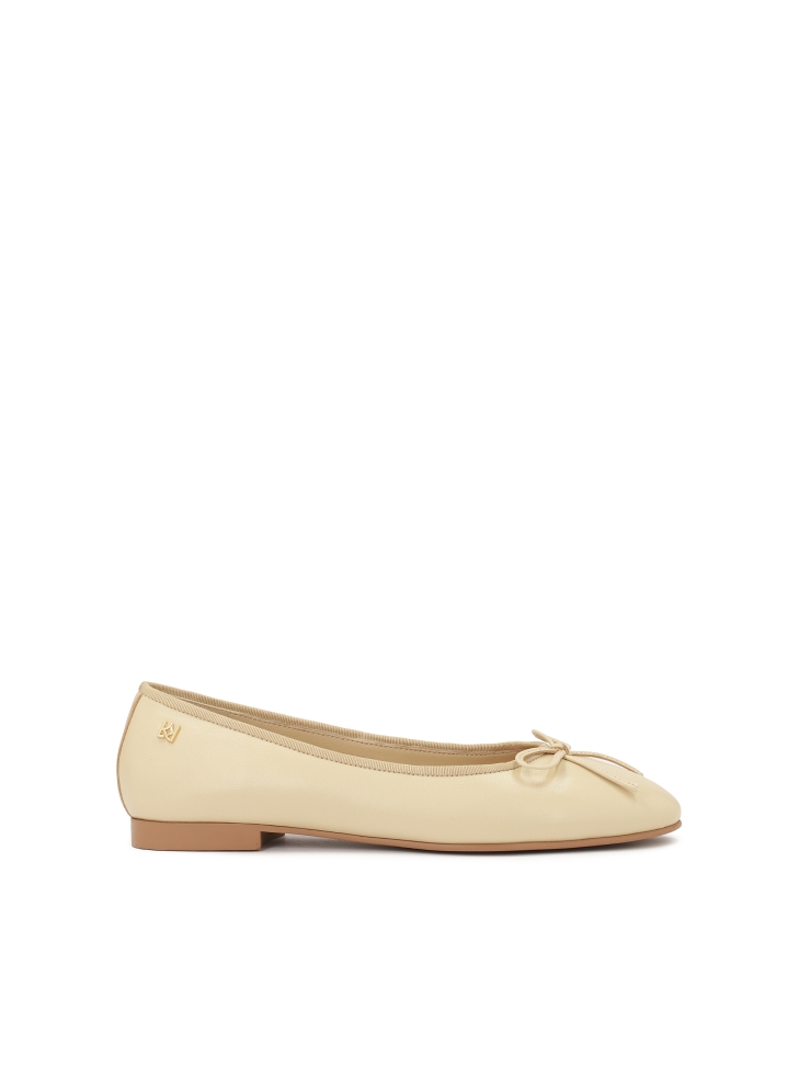Ballerine color crema con fiocco sul naso  EILEEN