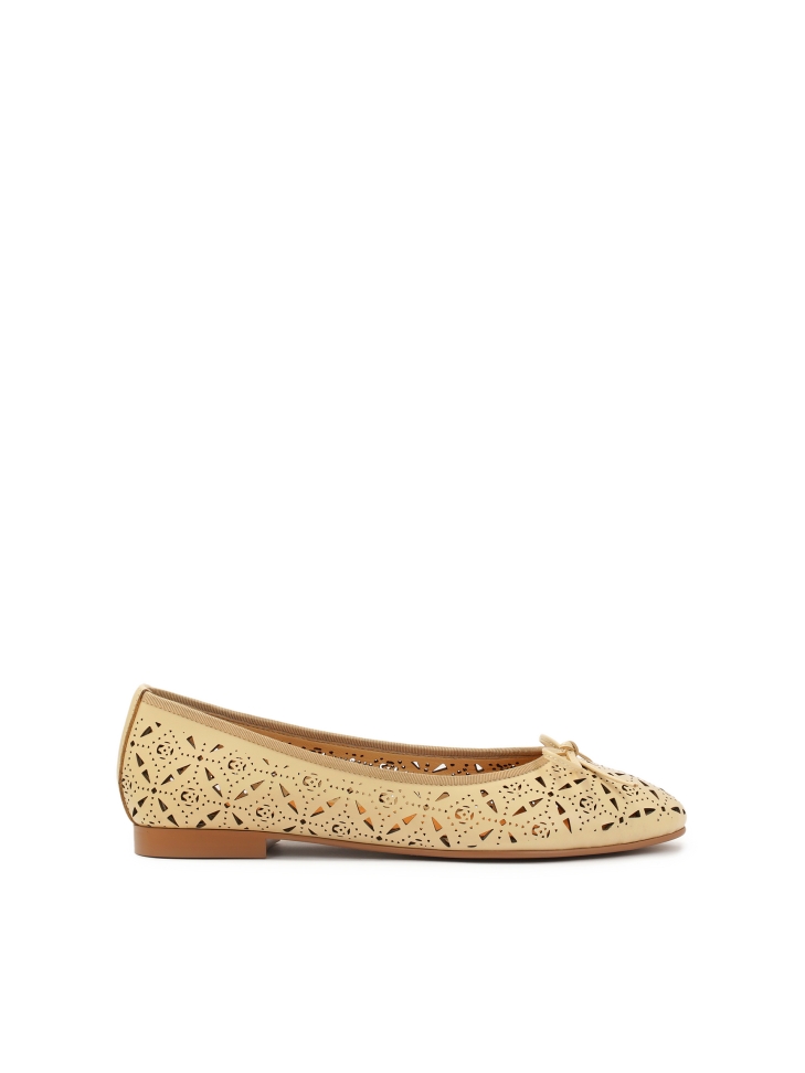 Ballerine in pelle con un raffinato design cut-out EILEEN