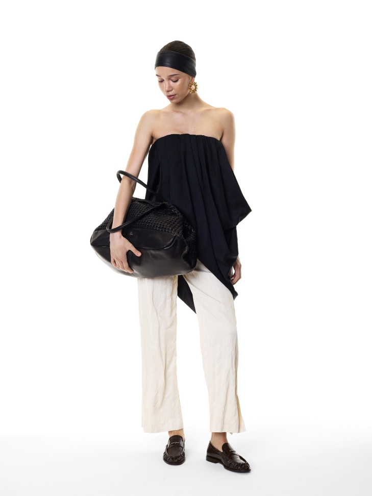 Scarpe marrone scuro con striscia trasversale KS OLZA