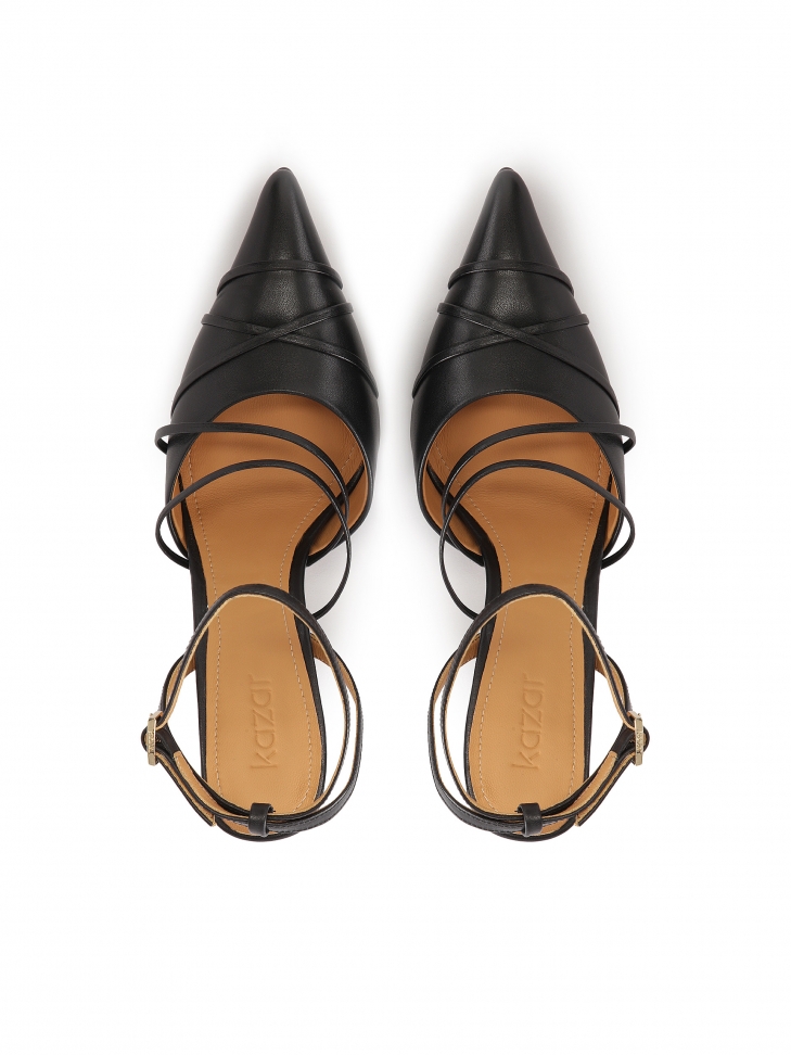 Décolleté nere con cinturino QUINN