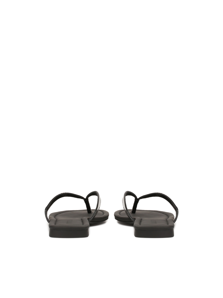 Infradito in vernice nera SUN