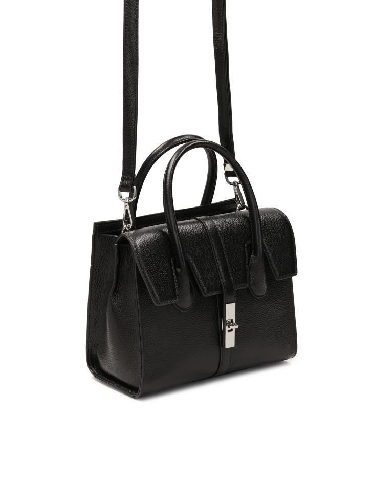 Borsetta nera a forma di baule FELICITE S