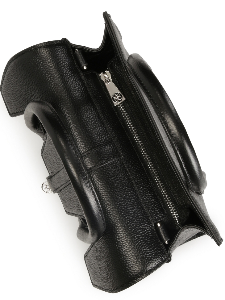 Borsetta nera a forma di baule FELICITE S